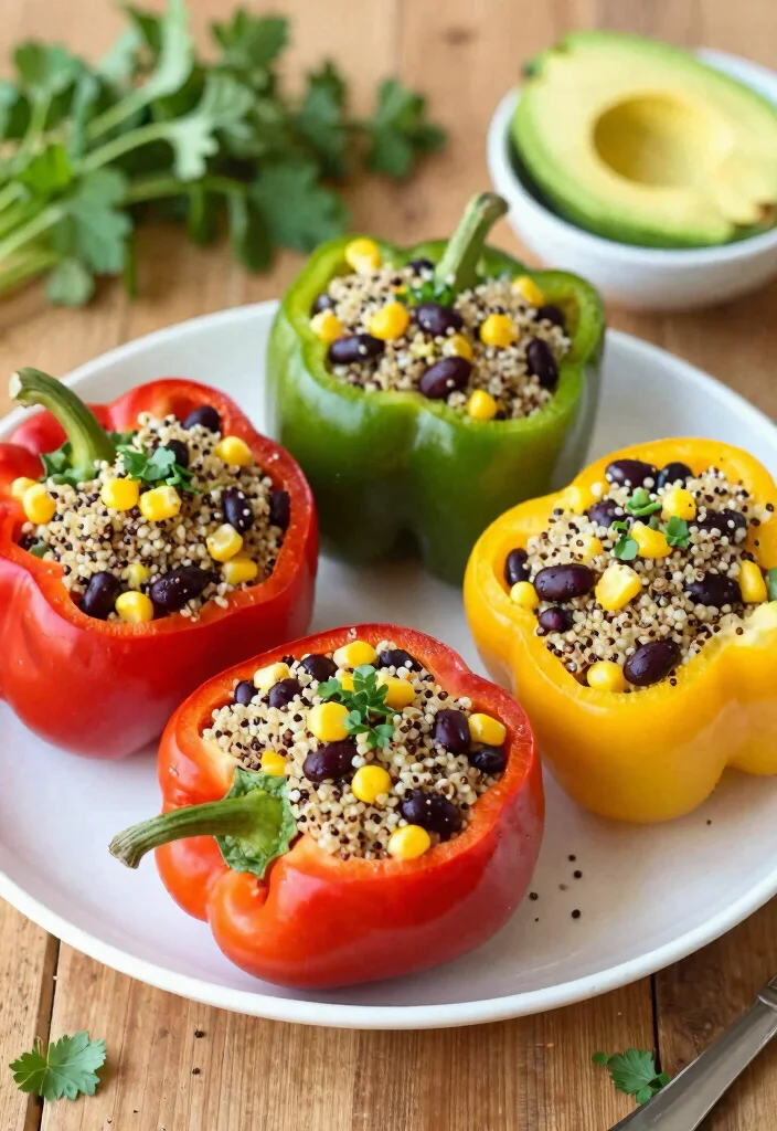 10 Date Night Dinner Recipes for a Special Evening In - 2. Quinoa Stuffed Bell Peppers 1