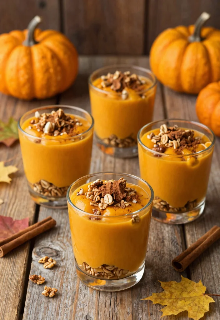 10 Dessert Cup Recipes for Easy No Bake Entertaining 67 10 Dessert Cup Recipes for Easy No Bake Entertaining - 7. Pumpkin Spice Yogurt Cups 1