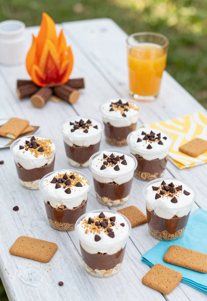 10 Dessert Cup Recipes for Easy No Bake Entertaining 89 10 Dessert Cup Recipes for Easy No Bake Entertaining - 9. S'mores Dessert Cups 1