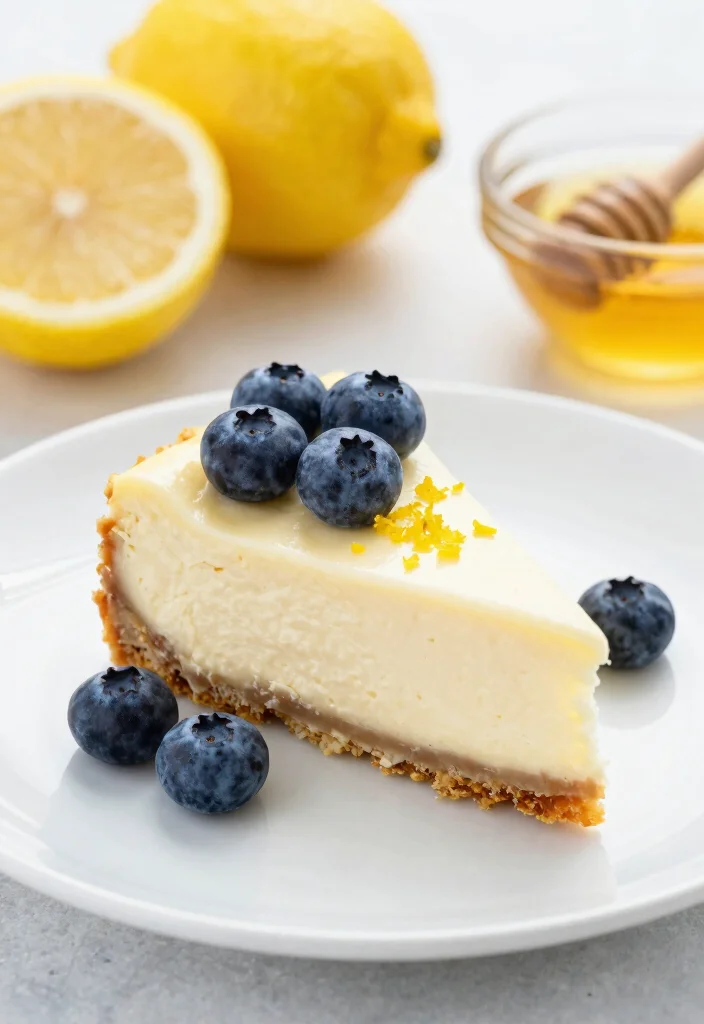 10 Healthy Cheesecake Recipes for Lighter Sweet Cravings - 4. Lemon Ricotta Cheesecake 1