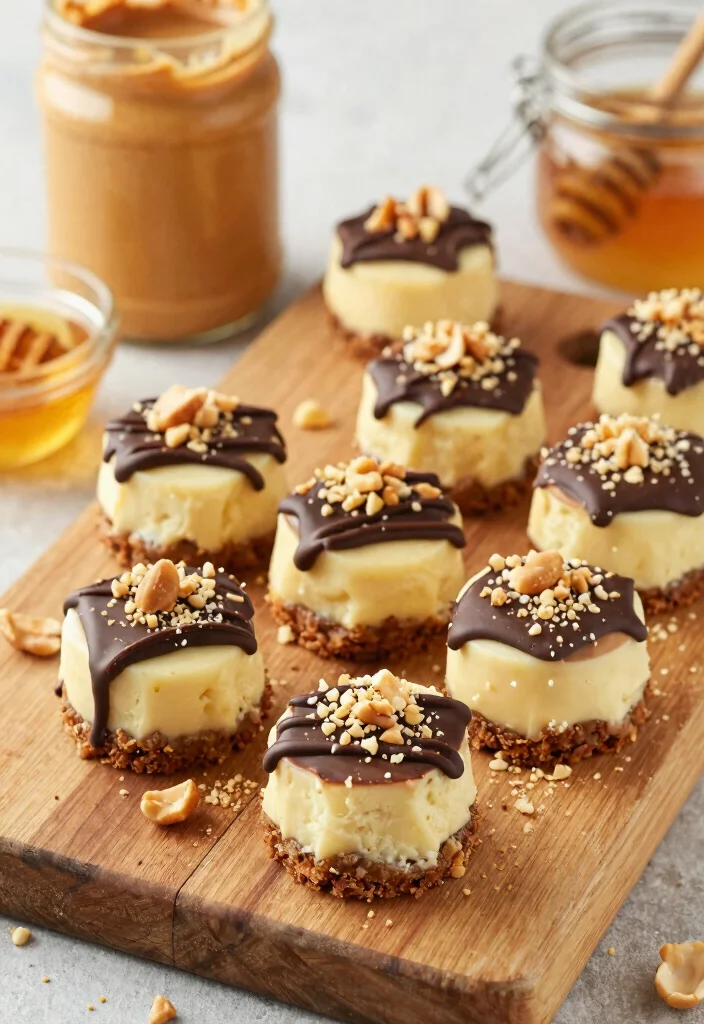 10 Healthy Cheesecake Recipes for Lighter Sweet Cravings - 8. Peanut Butter Cheesecake Bites 1