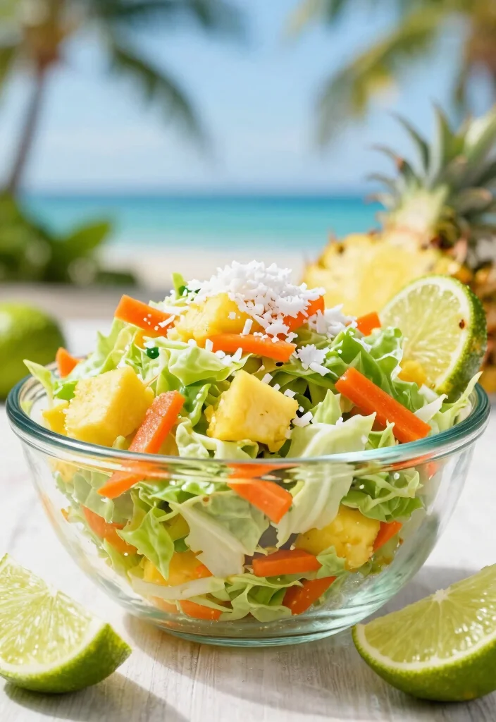 10 Healthy Coleslaw Recipes for Light Fresh Sides 12 10 Healthy Coleslaw Recipes for Light Fresh Sides - 2. Tropical Pineapple Slaw 1