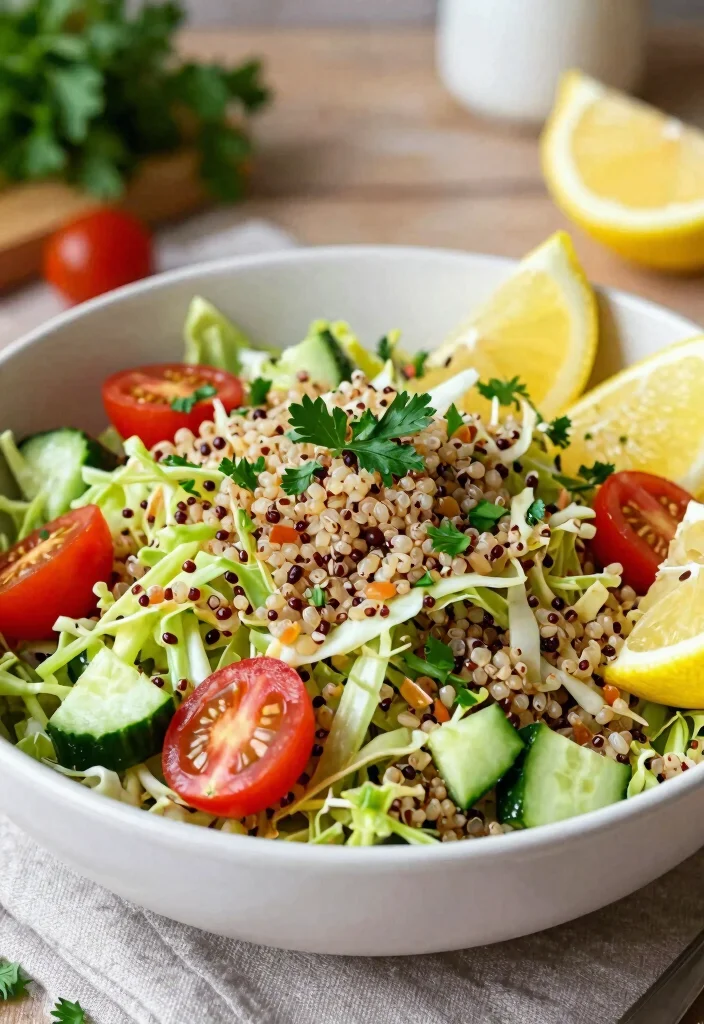 10 Healthy Coleslaw Recipes for Light Fresh Sides 56 10 Healthy Coleslaw Recipes for Light Fresh Sides - 6. Mediterranean Quinoa Slaw 1