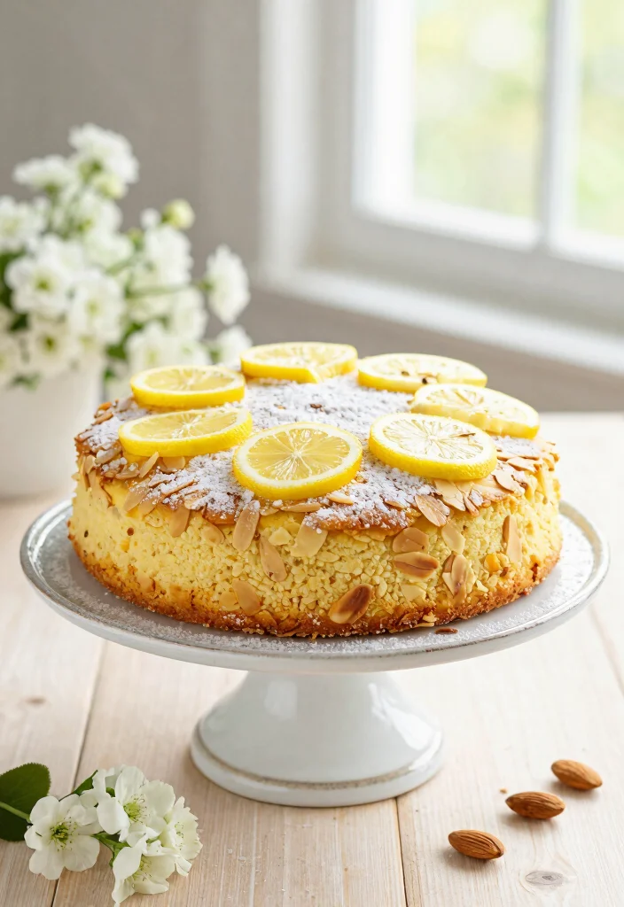 10 Keto Cake Recipes for Low Carb Baking Success - 2. Lemon Almond Cake 1