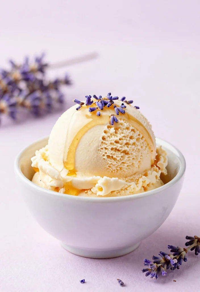 10 Keto Ice Cream Recipes for Creamy Guilt Free Treats - 10. Lavender Honey Ice Cream 1