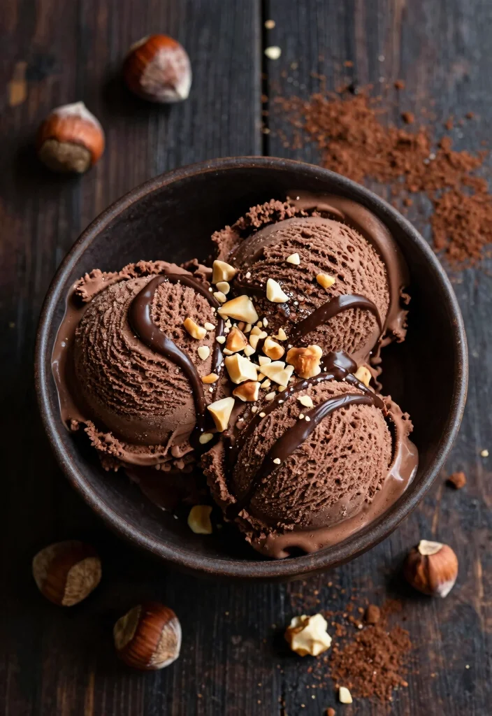 10 Keto Ice Cream Recipes for Creamy Guilt Free Treats - 2. Rich Chocolate Hazelnut Ice Cream 1
