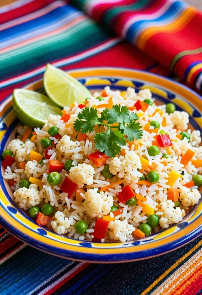 10 Keto Mexican Recipes with Bold Low Carb Flavor 23 10 Keto Mexican Recipes with Bold Low Carb Flavor - 3. Cauliflower Mexican Rice 1