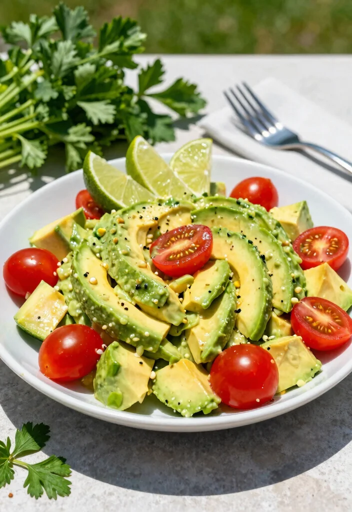 10 Keto Mexican Recipes with Bold Low Carb Flavor 78 10 Keto Mexican Recipes with Bold Low Carb Flavor - 8. Creamy Avocado Salad 1