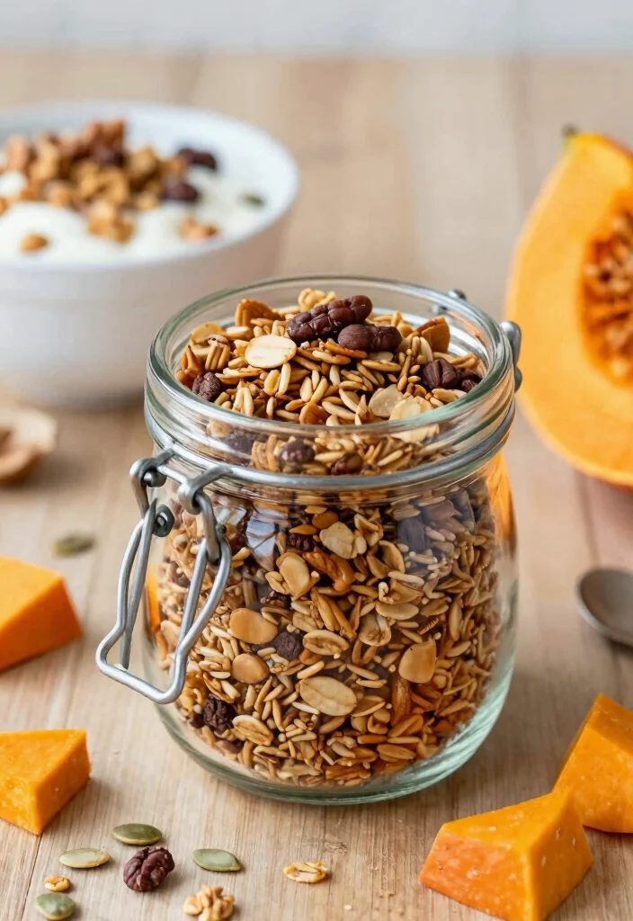 10 Keto Pumpkin Recipes for Cozy Low Carb Comfort - 10. Keto Pumpkin Spice Granola 1