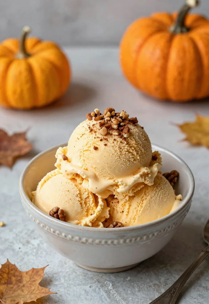 10 Keto Pumpkin Recipes for Cozy Low Carb Comfort - 9. Keto Pumpkin Spice Ice Cream 1