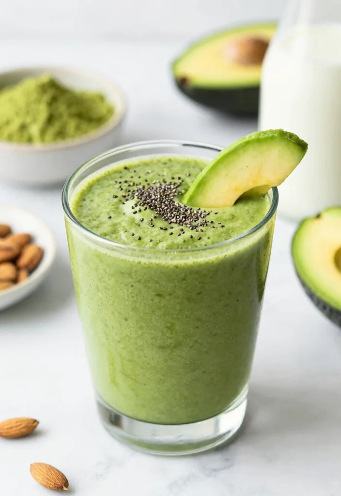 10 Keto Smoothie Recipes for Quick Low Carb Fuel 78 10 Keto Smoothie Recipes for Quick Low Carb Fuel - 8. Green Matcha Smoothie 1