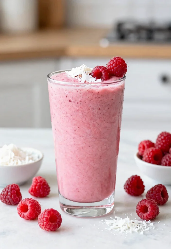 10 Keto Smoothie Recipes for Quick Low Carb Fuel 89 10 Keto Smoothie Recipes for Quick Low Carb Fuel - 9. Raspberry Coconut Smoothie 1