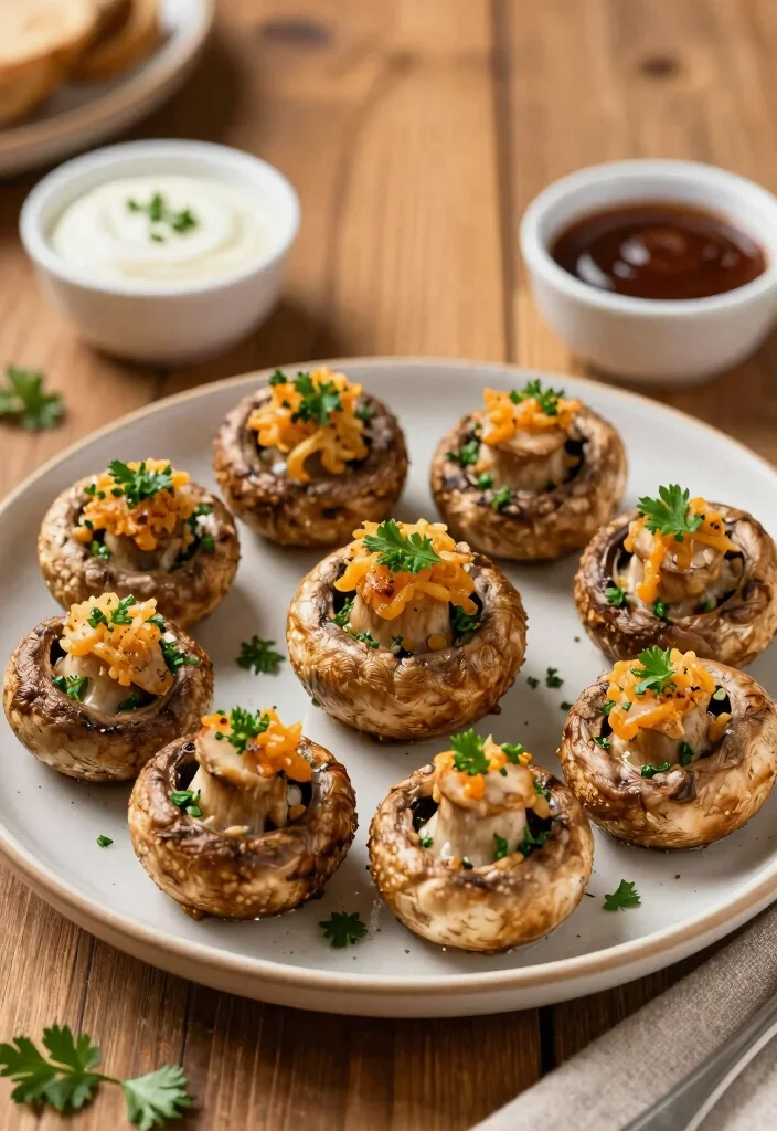 10 Vegan Air Fryer Recipes for Quick Crispy Results 56 10 Vegan Air Fryer Recipes for Quick Crispy Results - 6. Air Fryer Stuffed Mushrooms 1