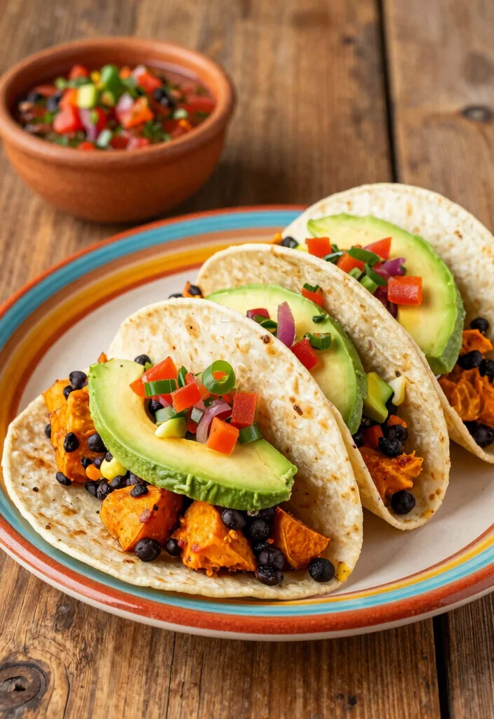 10 Vegan Air Fryer Recipes for Quick Crispy Results 78 10 Vegan Air Fryer Recipes for Quick Crispy Results - 8. Sweet Potato and Black Bean Tacos 1