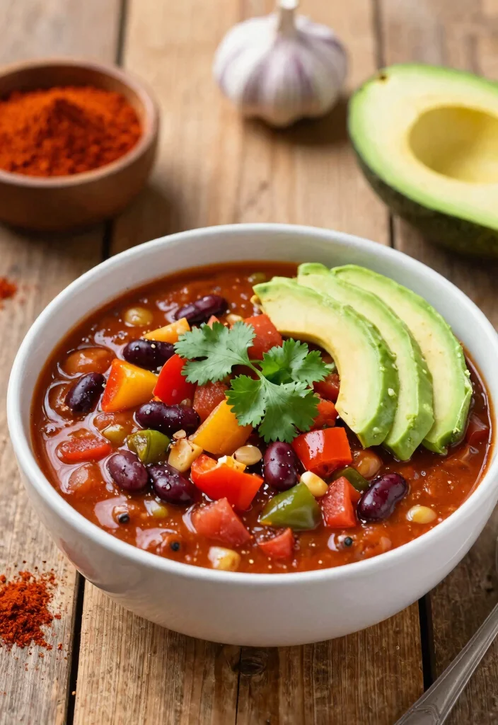 10 Vegan Slow Cooker Recipes for Hands-Off Dinners 23 10 Vegan Slow Cooker Recipes for Hands-Off Dinners - 3. Spicy Vegan Chili 1