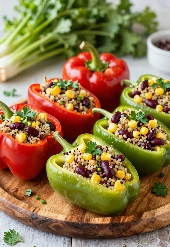 10 Vegan Slow Cooker Recipes for Hands-Off Dinners 34 10 Vegan Slow Cooker Recipes for Hands-Off Dinners - 4. Vegan Stuffed Peppers 1