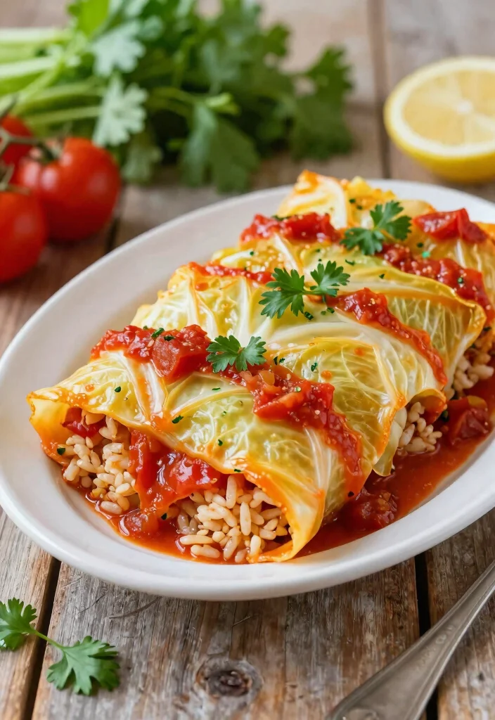 10 Vegan Slow Cooker Recipes for Hands-Off Dinners 56 10 Vegan Slow Cooker Recipes for Hands-Off Dinners - 6. Vegan Cabbage Roll Casserole 1