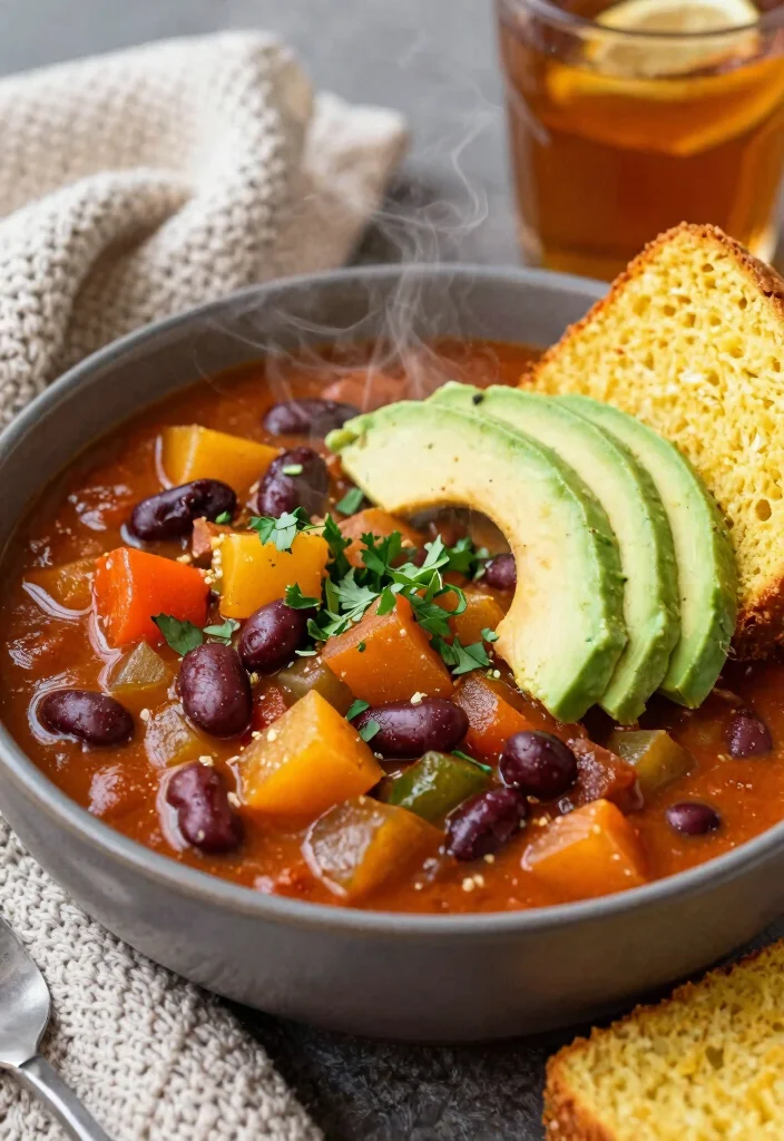 12 Cozy Dinner Recipes for Warm Comforting Nights - 12. Vegetable and Bean Chili 1