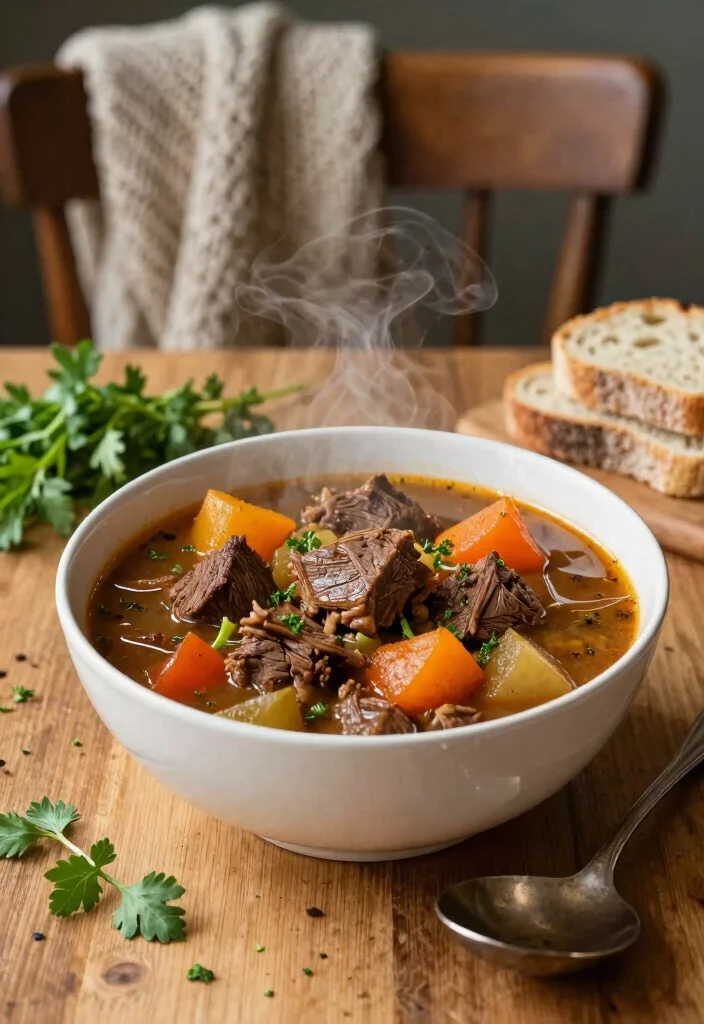 12 Cozy Dinner Recipes for Warm Comforting Nights - 2. Hearty Beef Stew 1