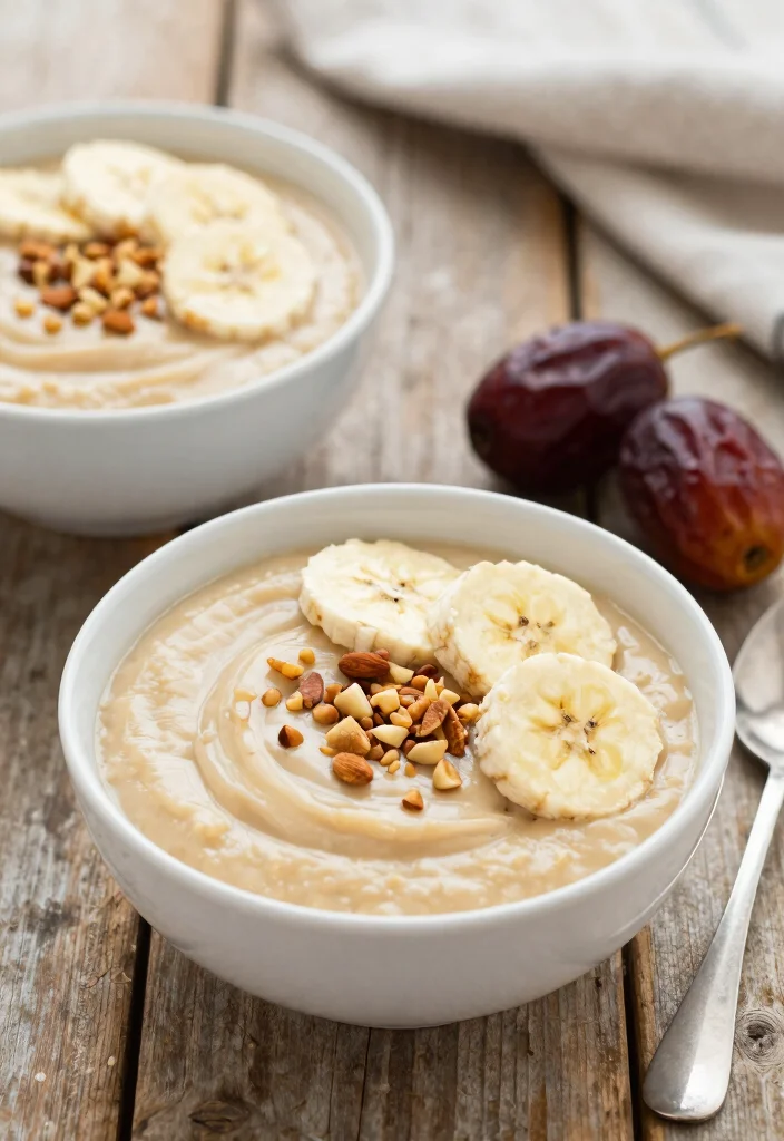 12 Date Dessert Recipes for Naturally Sweet Treats 12 12 Date Dessert Recipes for Naturally Sweet Treats - 2. Creamy Date and Almond Butter Pudding 1