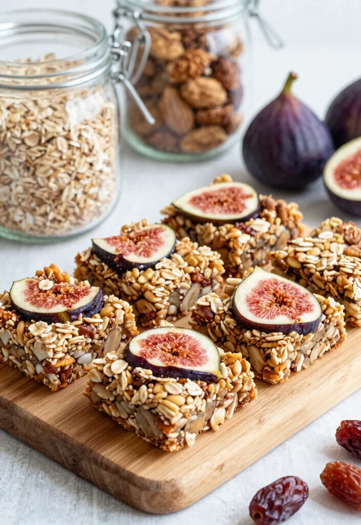 12 Date Dessert Recipes for Naturally Sweet Treats 45 12 Date Dessert Recipes for Naturally Sweet Treats - 5. Fig and Date Granola Bars 1