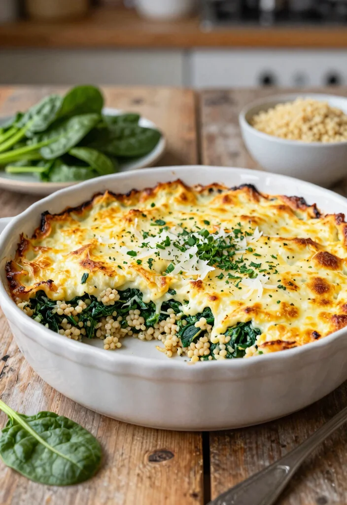 12 Easy Dinner Casserole Recipes for Busy Weeknights 1 12 Easy Dinner Casserole Recipes for Busy Weeknights - 1. Cheesy Spinach and Quinoa Casserole 1