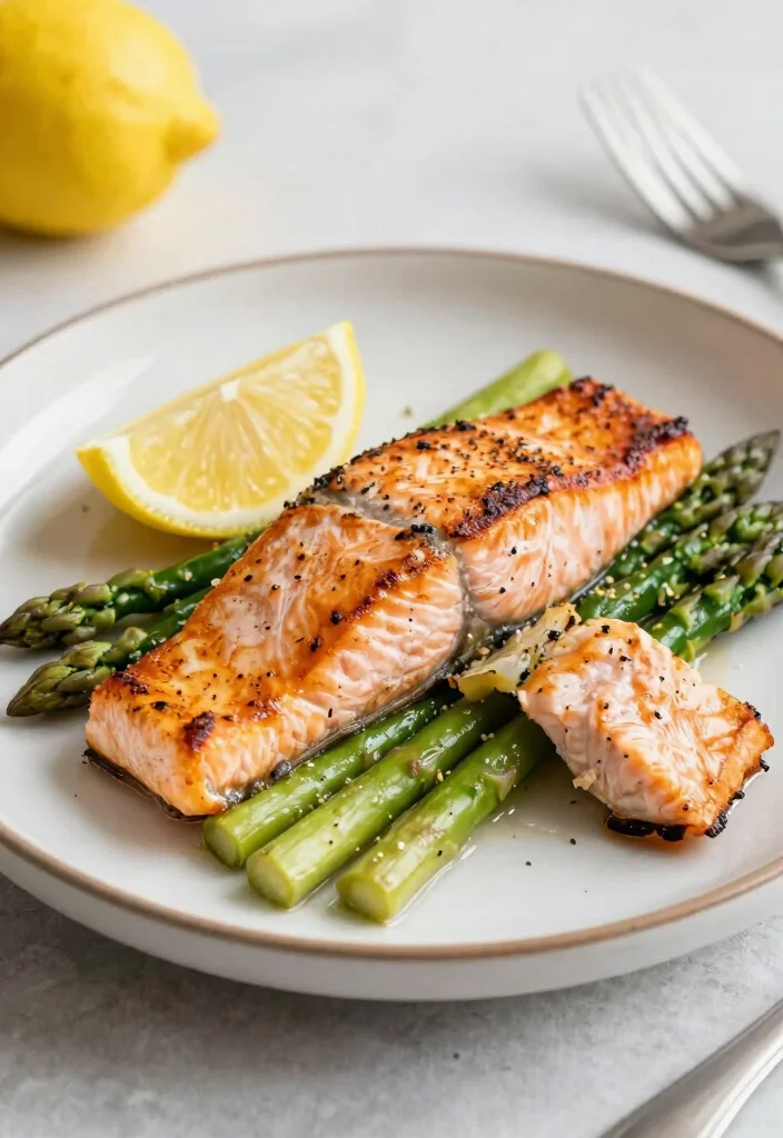 12 Easy Dinner Food Recipes for Quick Home Cooking 100 12 Easy Dinner Food Recipes for Quick Home Cooking - 10. Simple Baked Salmon with Asparagus 1