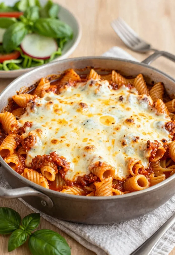 12 Easy Dinner Food Recipes for Quick Home Cooking 23 12 Easy Dinner Food Recipes for Quick Home Cooking - 3. Cheesy One-Pan Pasta Bake 1