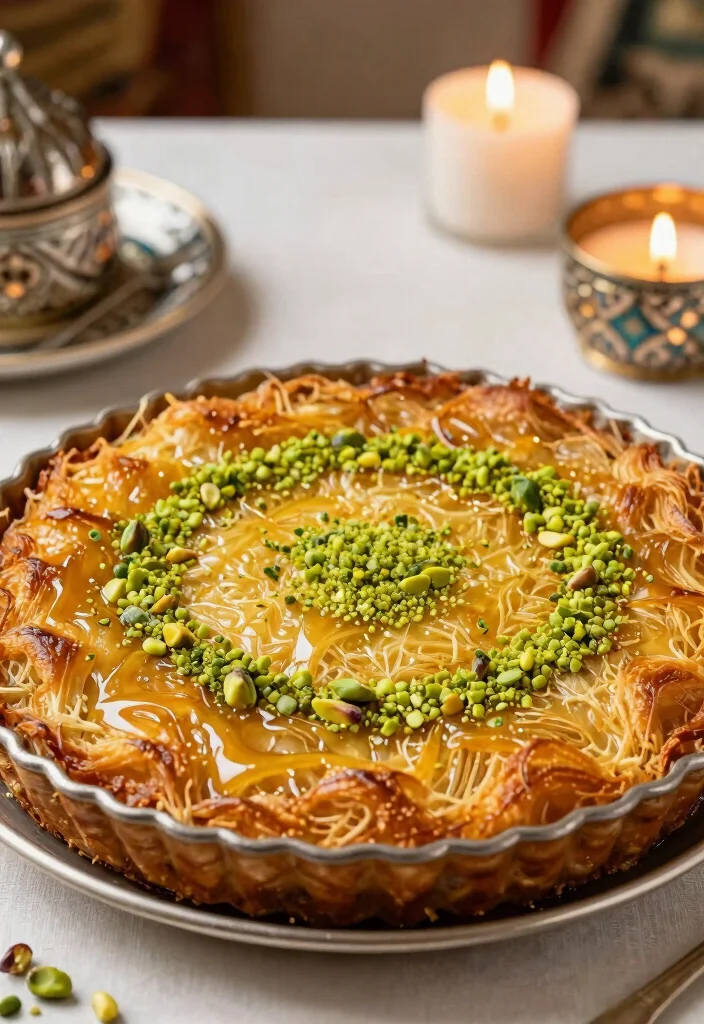 12 Eid Dessert Recipes for a Festive Celebration Table 56 12 Eid Dessert Recipes for a Festive Celebration Table - 6. Knafeh Nabulsieh 1