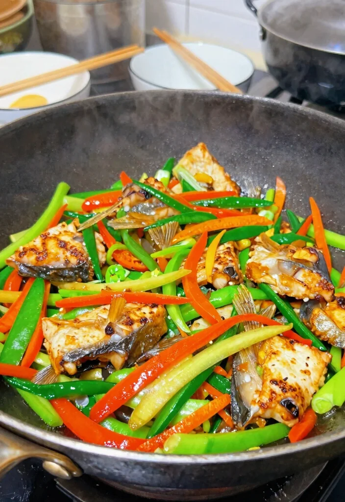 12 Fish Dinner Recipes for Simple Healthy Meals 78 12 Fish Dinner Recipes for Simple Healthy Meals - 8. Quick Fish and Vegetable Stir-Fry 1