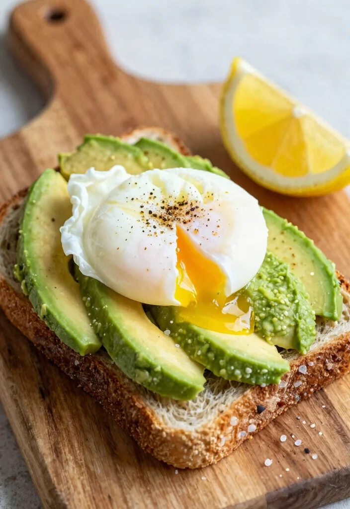12 Healthy Breakfast Recipes to Start the Day Right 12 12 Healthy Breakfast Recipes to Start the Day Right - 2. Avocado Toast with Poached Egg 1