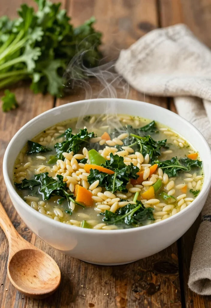 12 Healthy Orzo Recipes for Simple Wholesome Meals 100 12 Healthy Orzo Recipes for Simple Wholesome Meals - 10. Orzo and Kale Soup 1