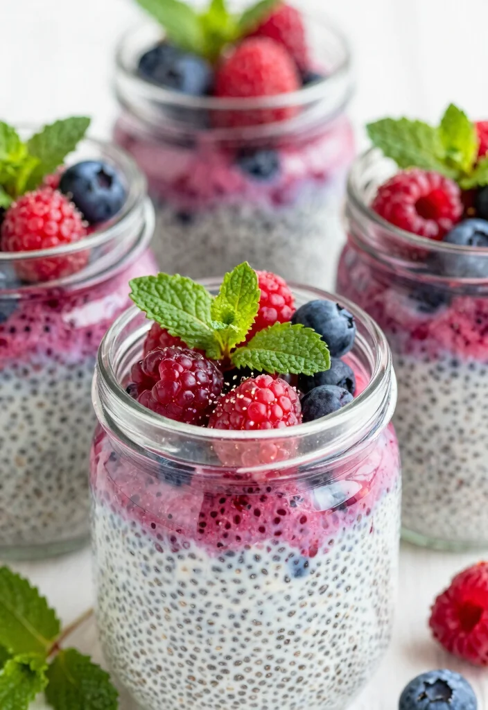 12 Healthy Recipes for Diabetics with Smart Ingredient Swaps 23 12 Healthy Recipes for Diabetics with Smart Ingredient Swaps - 3. Berry Chia Seed Pudding 1