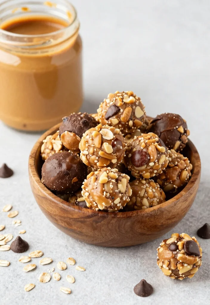 12 Healthy Recipes for Diabetics with Smart Ingredient Swaps 45 12 Healthy Recipes for Diabetics with Smart Ingredient Swaps - 5. Peanut Butter Energy Bites 1