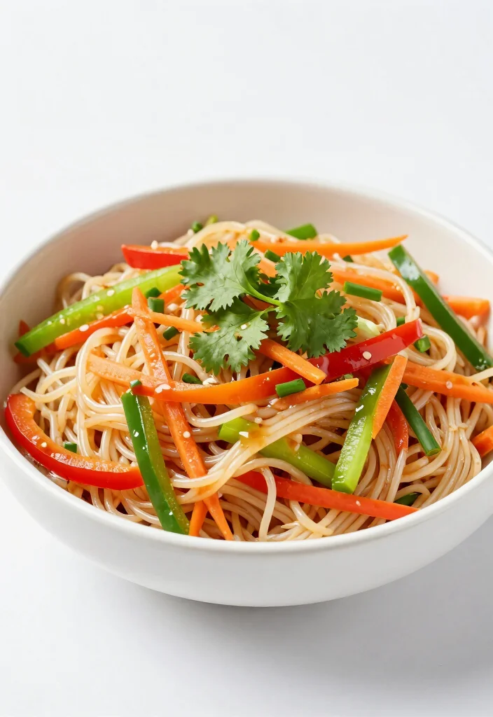 12 Healthy Rice Recipes for Easy Balanced Meals - 11. Asian-Inspired Rice Noodle Salad 1