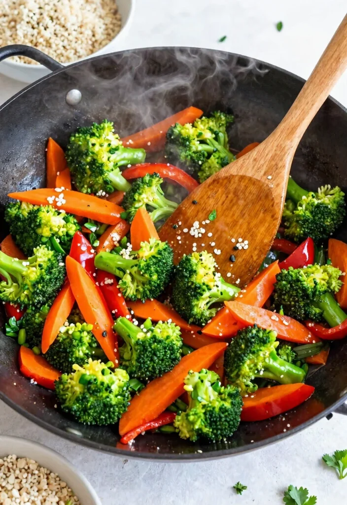 12 Healthy Stir Fry Recipes for Fast Flavorful Meals 1 12 Healthy Stir Fry Recipes for Fast Flavorful Meals - 1. Rainbow Veggie Stir Fry 1