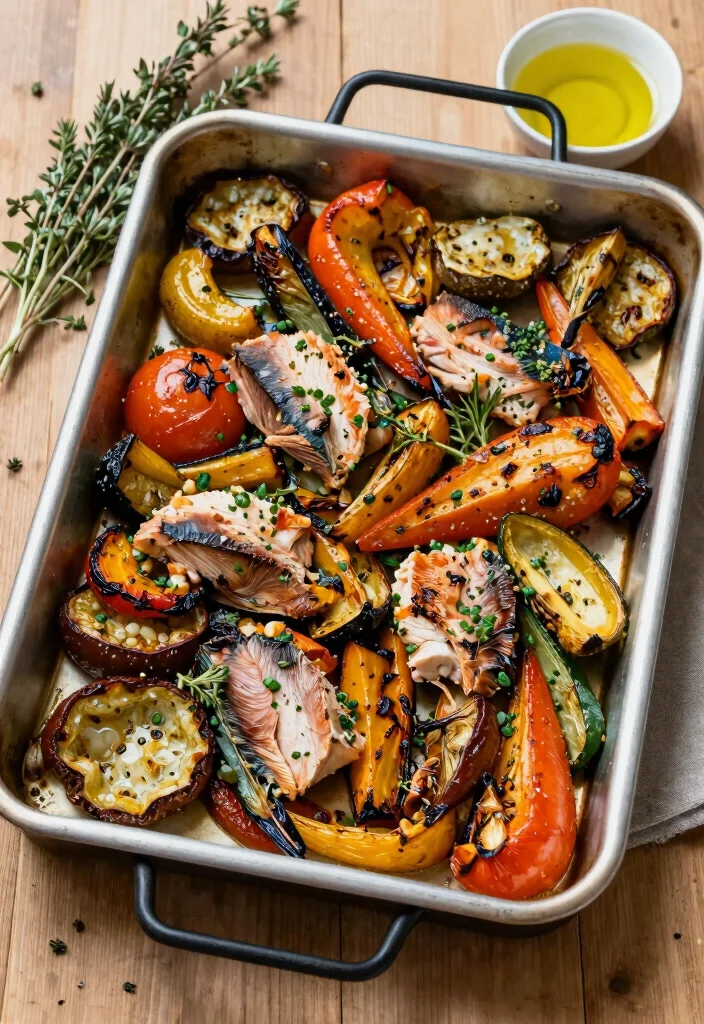 12 Healthy Tuna Recipes for Light Protein Packed Dishes - 12. Tuna and Roasted Vegetable Medley 1