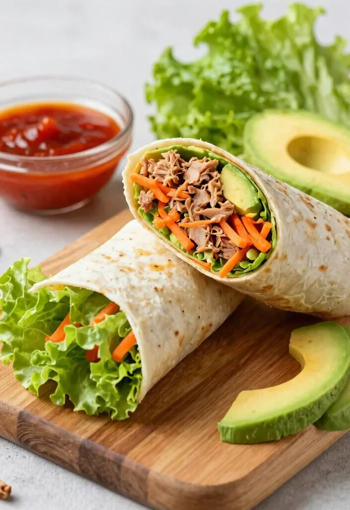 12 Healthy Tuna Recipes for Light Protein Packed Dishes - 2. Spicy Tuna Wraps 1