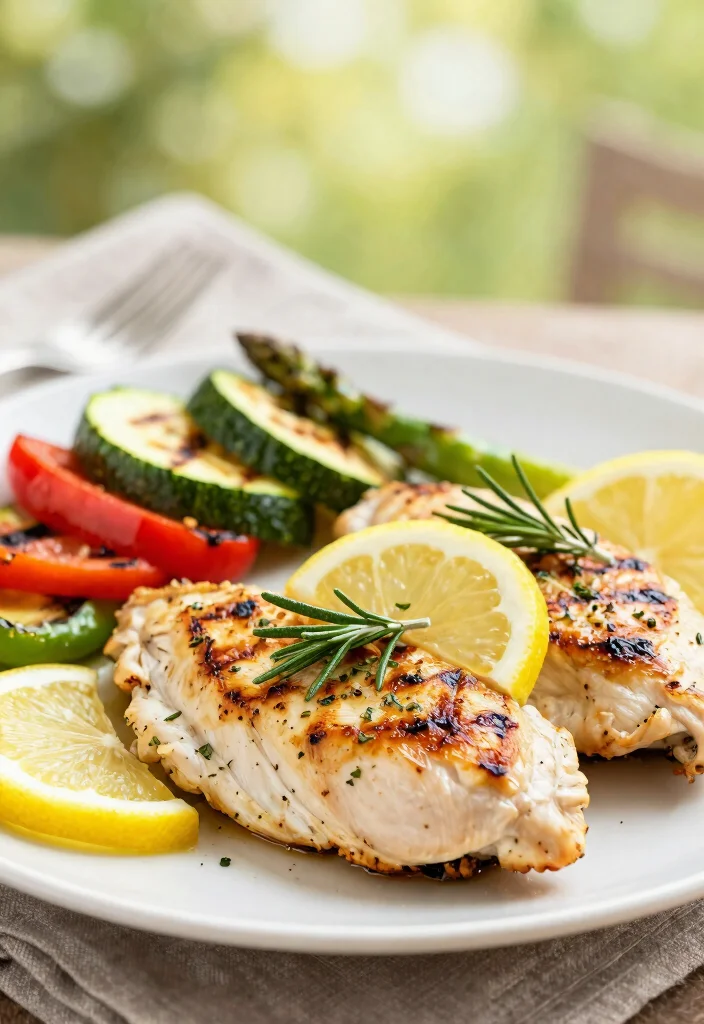 12 Keto Chicken Breast Recipes for Lean Filling Meals - 1. Lemon Herb Grilled Chicken 1
