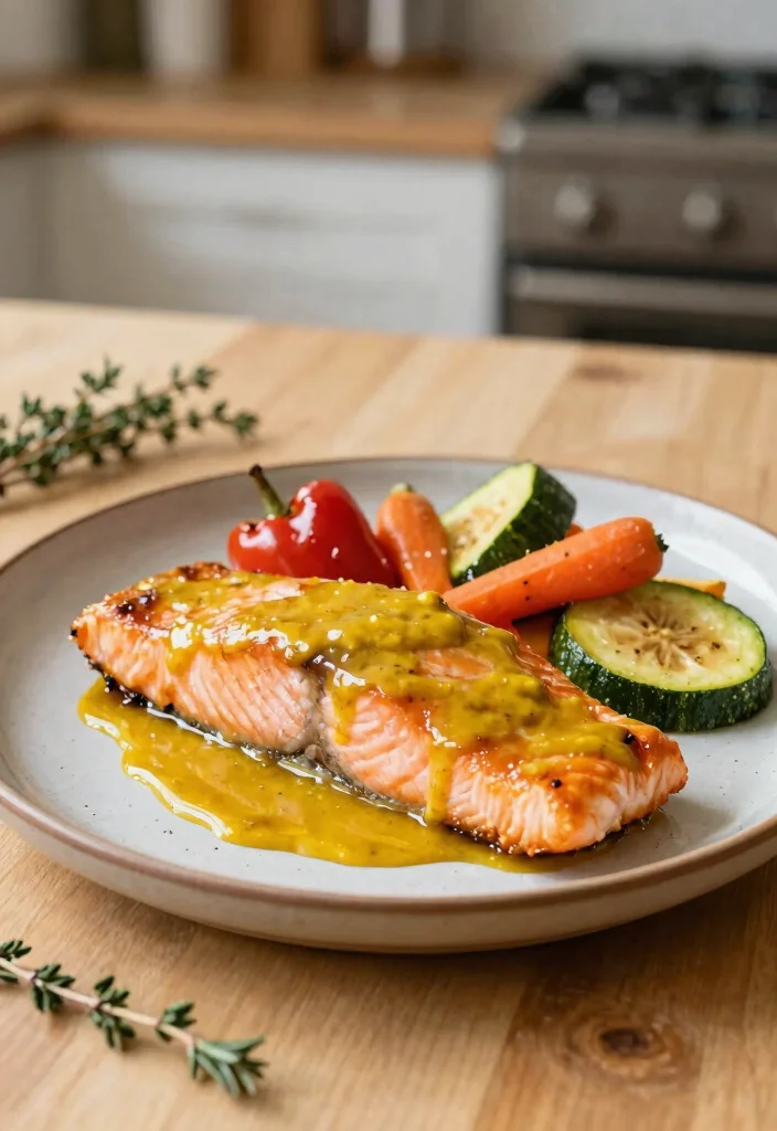 12 Keto Salmon Recipes for Easy Omega Rich Dinners - 6. Maple Mustard Salmon 1