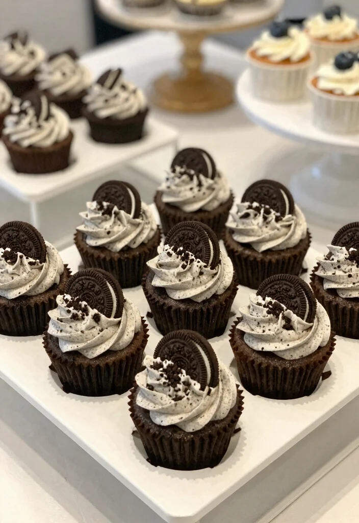 12 Oreo Dessert Recipes for Quick Crowd Pleasing Treats 111 12 Oreo Dessert Recipes for Quick Crowd Pleasing Treats - 11. Oreo Cupcakes 1