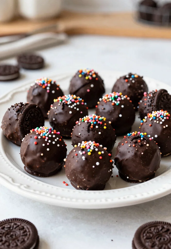 12 Oreo Dessert Recipes for Quick Crowd Pleasing Treats 12 12 Oreo Dessert Recipes for Quick Crowd Pleasing Treats - 2. Oreo Truffles 1