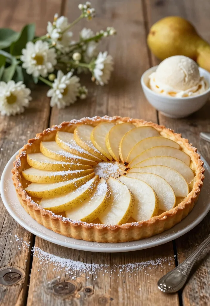 12 Pear Dessert Recipes for Light and Elegant Sweets 1 12 Pear Dessert Recipes for Light and Elegant Sweets - 1. Classic Pear Tart 1