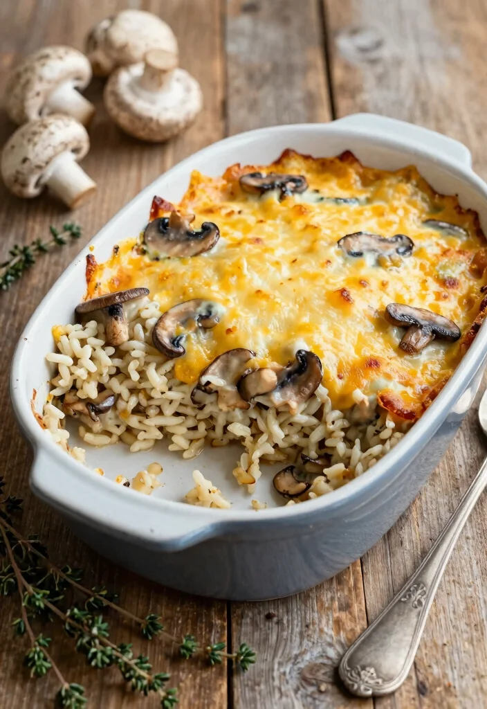 12 Rice Dinner Recipes for Simple Family Meals 12 12 Rice Dinner Recipes for Simple Family Meals - 2. Creamy Mushroom Rice Casserole 1