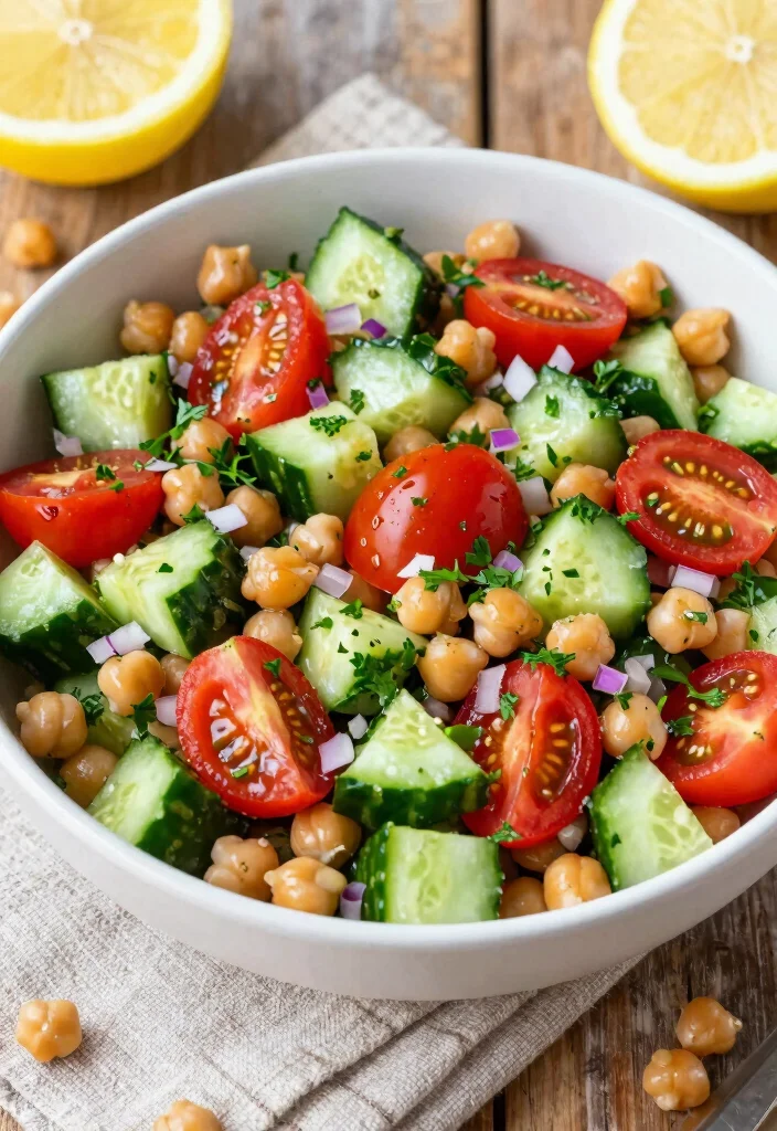 12 Vegan Chickpea Recipes for Easy Protein-Rich Meals - 1. Classic Chickpea Salad 1
