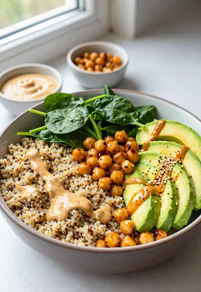 12 Vegan Chickpea Recipes for Easy Protein-Rich Meals - 2. Spicy Chickpea Buddha Bowl 1