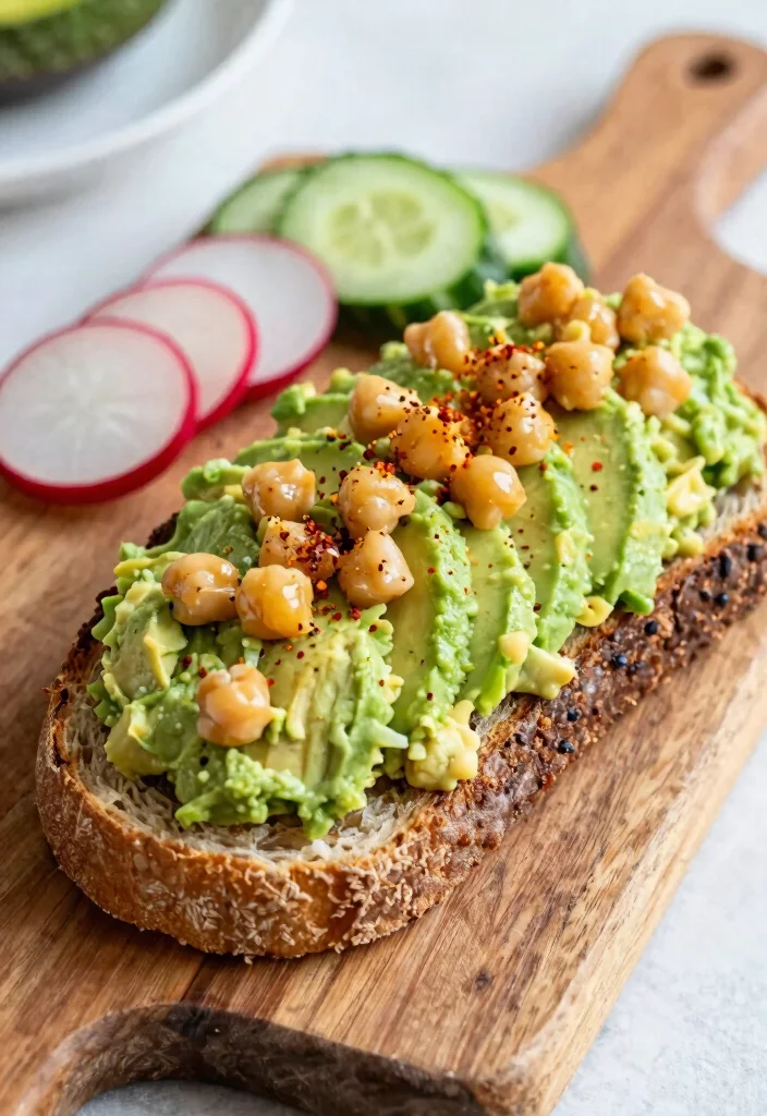 12 Vegan Chickpea Recipes for Easy Protein-Rich Meals - 6. Chickpea and Avocado Toast 1