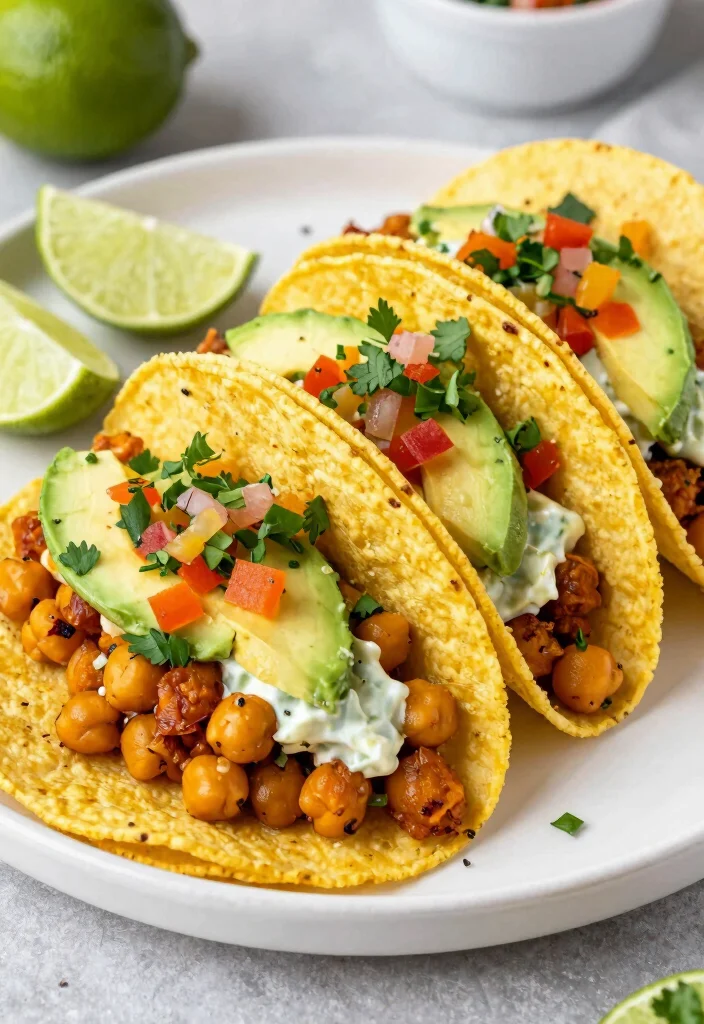 12 Vegan Chickpea Recipes for Easy Protein-Rich Meals - 9. Chickpea and Sweet Potato Tacos 1