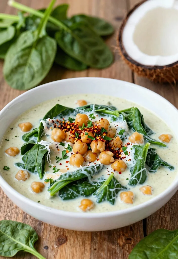 12 Vegan Curry Recipes Full of Warm Spiced Flavor - 5. Chickpea and Spinach Coconut Curry 1