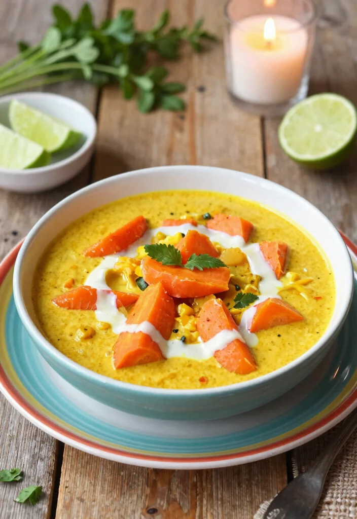 12 Vegan Curry Recipes Full of Warm Spiced Flavor - 8. Carrot and Ginger Coconut Curry 1